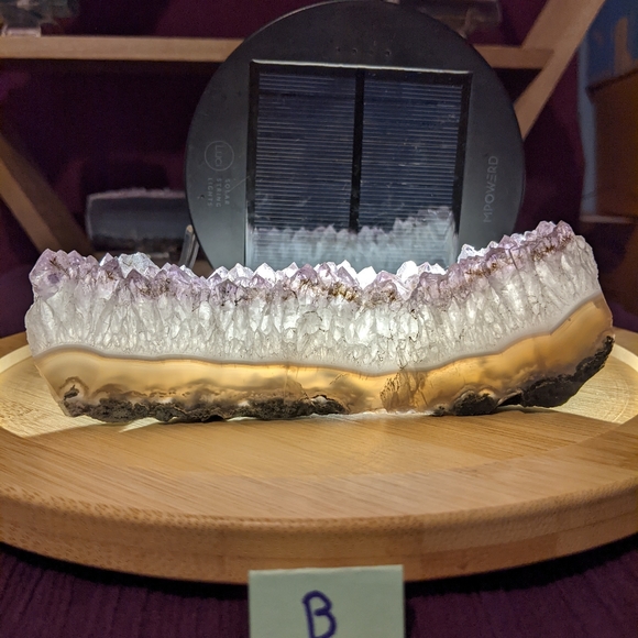 Beautiful Brazilian Amethyst Slice B - Picture 8 of 14